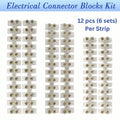 12 - Pack Electrical Connector Block Kit - Available in 6A, 10A, 15A, 30A, 60A, 100A for Wiring & Cable Connections - Iftikhar Electric