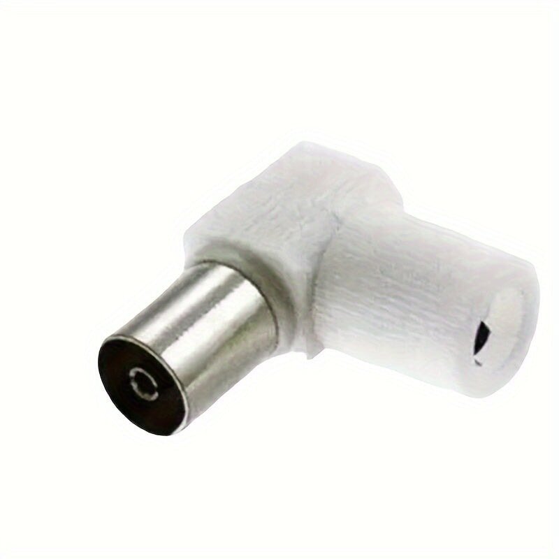 90 - Degree TV RF Connector (9.5mm) - Solder - Free, Curved Antenna Plug for CCTV & Satellite TV - Iftikhar Electric