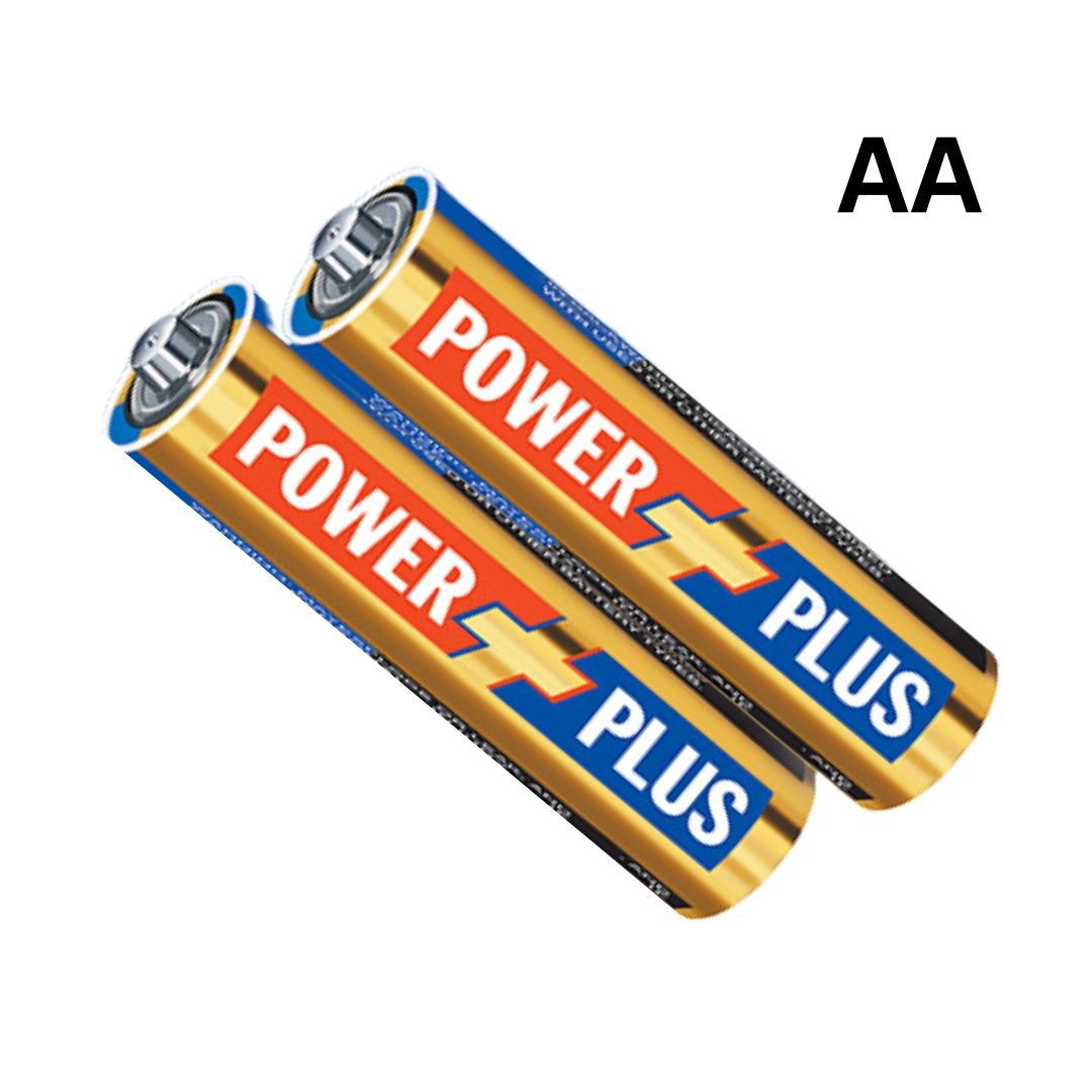 Set of 2 Power Plus AA & AAA Alkaline Batteries – Reliable Power for Everyday Devices - Iftikhar Electric